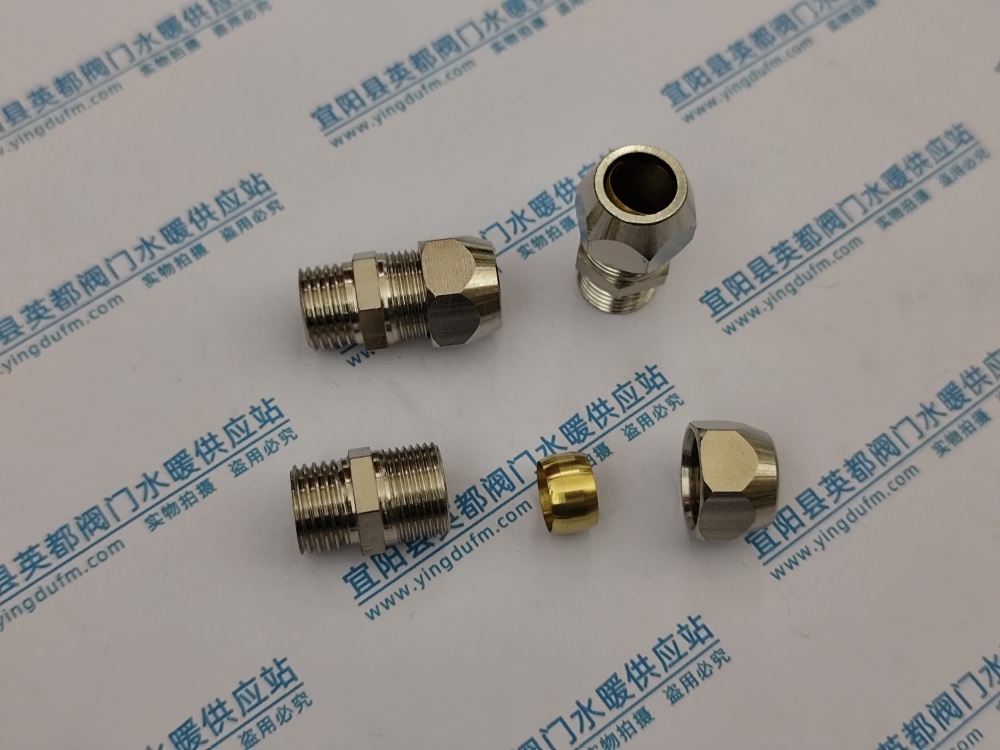 KT-PC气动卡套螺纹直通