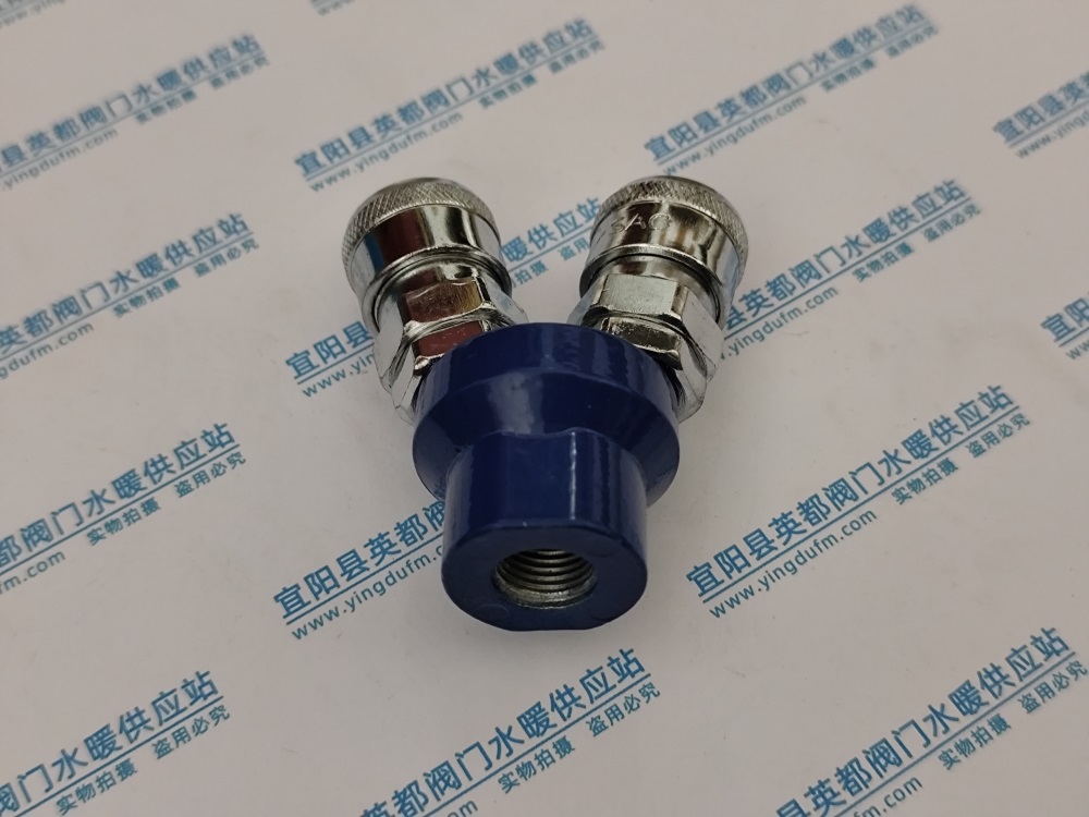 气动内牙圆二通