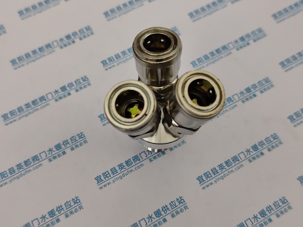 气动外牙圆三通